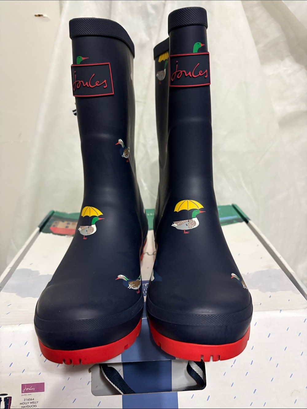 Joules Rain Boots size US 6 NWT